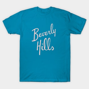 Beverly Hills - vintage pink logo T-Shirt